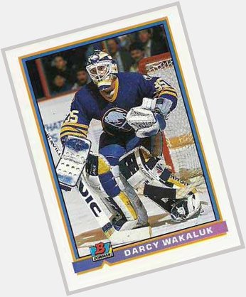 Happy Birthday Darcy Wakaluk, Buffalo Sabres goakie 1988-89 and 1990-91. Born on this date in 1966. 