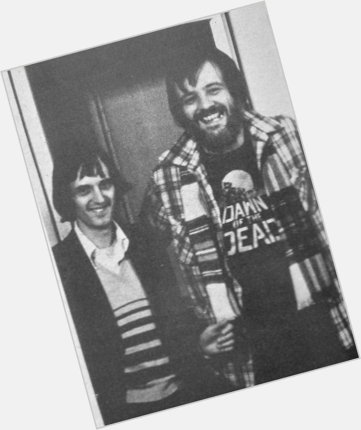 Happy Birthday DARIO ARGENTO! 
Seen here with George A. Romero during their 1979 co-production DAWN OF THE DEAD. 