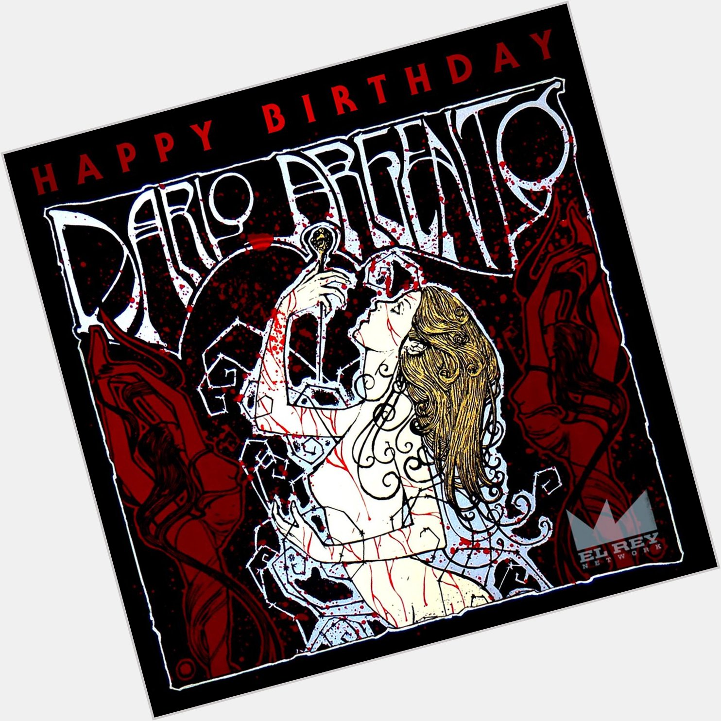 Happy birthday to living Giallo legend, Dario Argento, who turns 75 today!
(Art by Maellus) 

