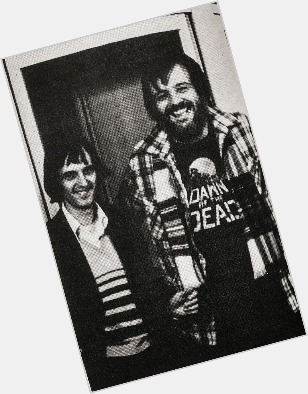 Happy Birthday to Dario Argento seen here with George A. Romero on the set of DAWN OF THE DEAD. 