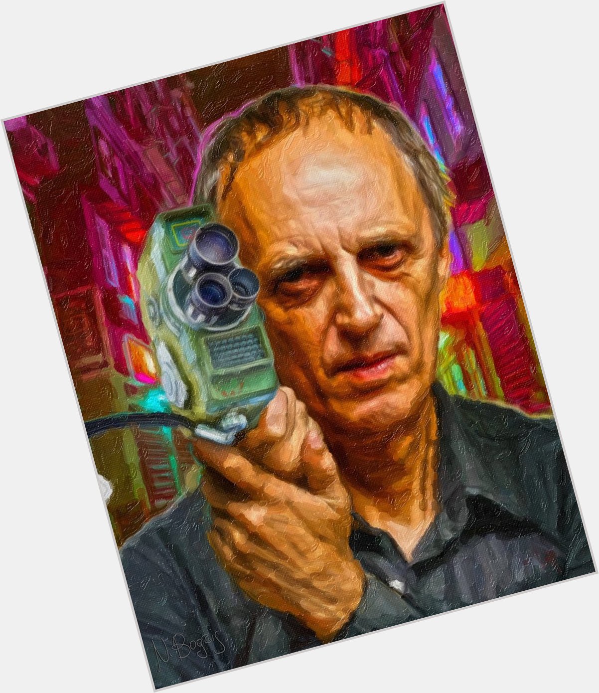 Happy Birthday to the Godather of Giallo
Dario Argento
Portrait by    