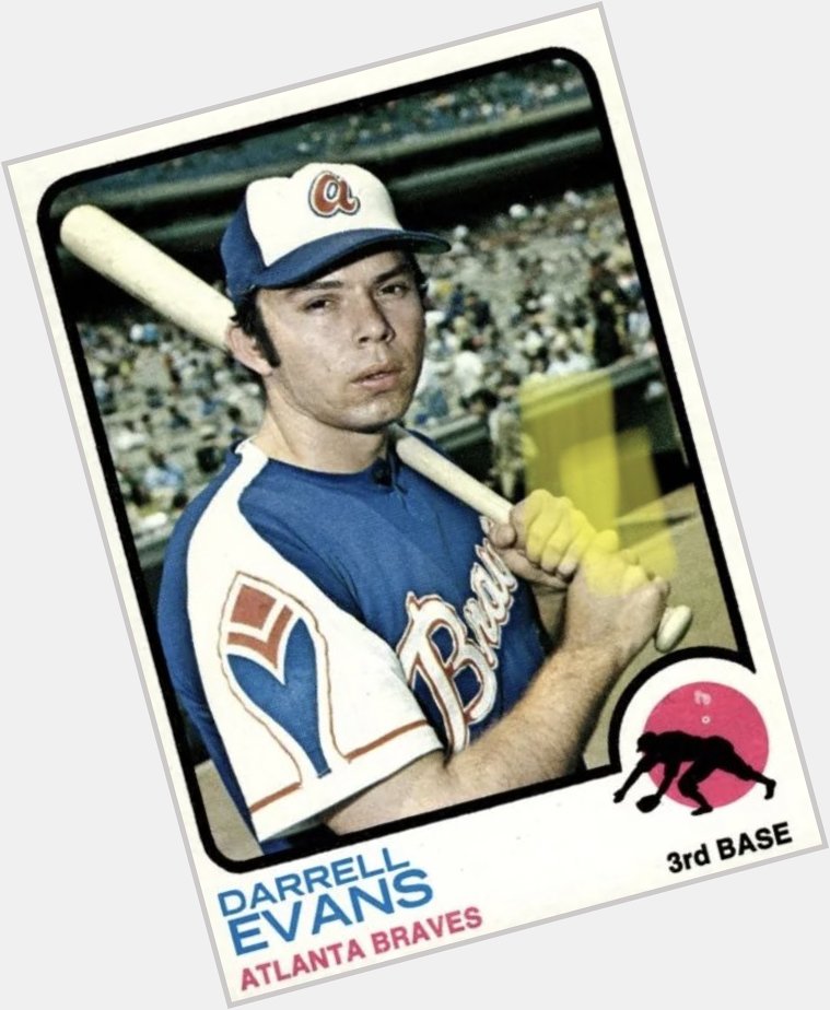 Happy Birthday to Darrell Evans who in 1973 was 1 of 3 to hit at least 40 homers  