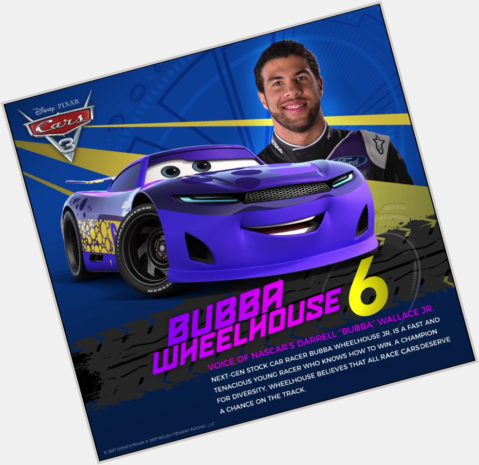 Happy Birthday, Darrell Wallace Jr.
For Disney, he voiced a car version of himself in Disney/Pixar\s 