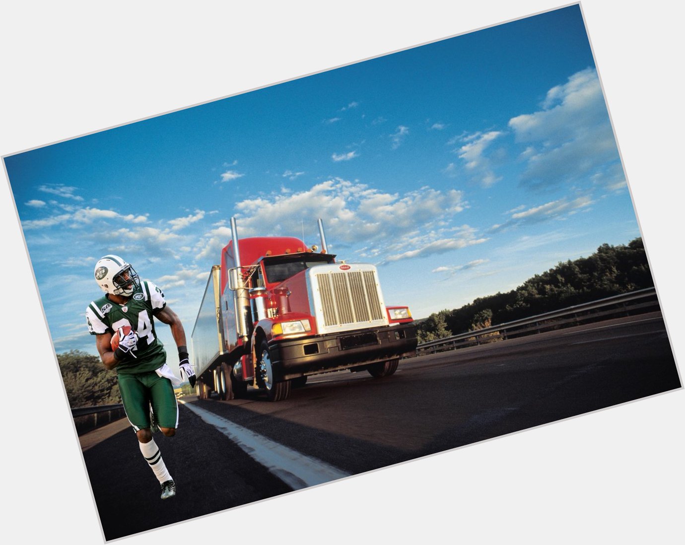 Happy Birthday to Who do you think would be faster? Remessage for the Trucker, Favorite for Darrelle Revis. 