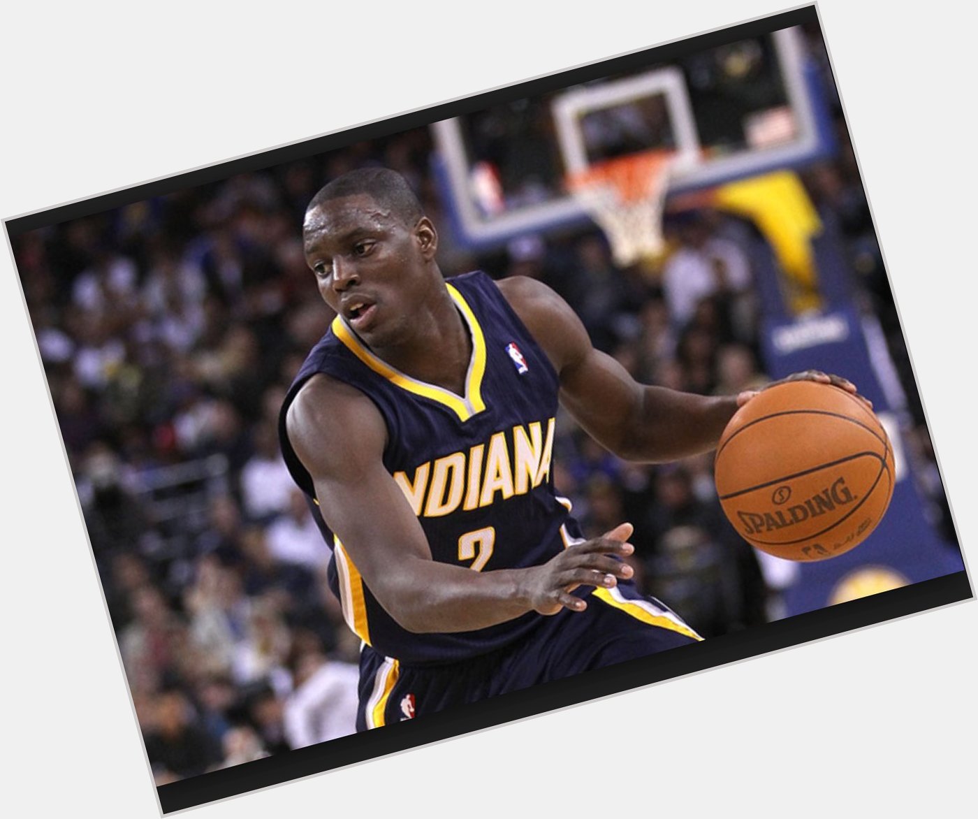 30 years old today. Pacers PG, back for a second stint. Blazing speed up the court. Happy birthday 