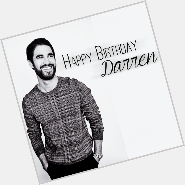 As if is already midnight in Europe, from Darren Criss Source, Happy Birthday, 
