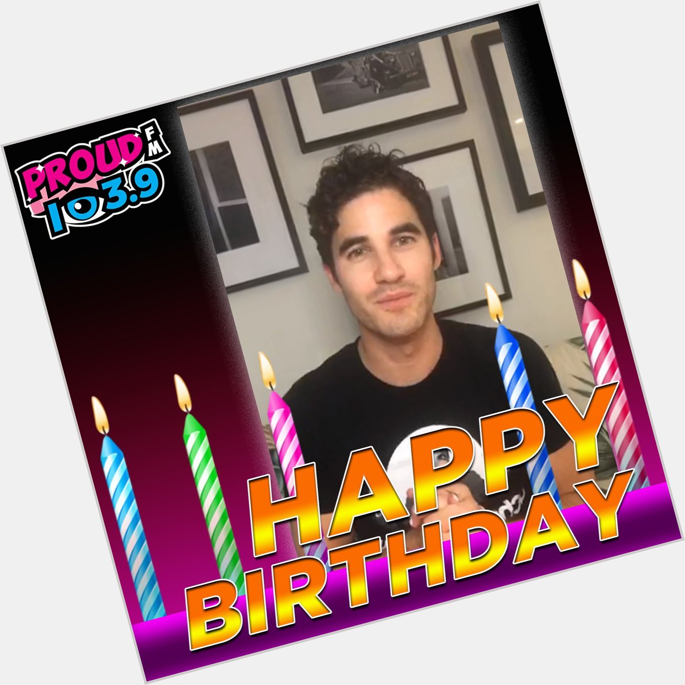 HAPPY 34TH BIRTHDAY TO DARREN CRISS from all us at 1039 PROUD FM Toronto! 