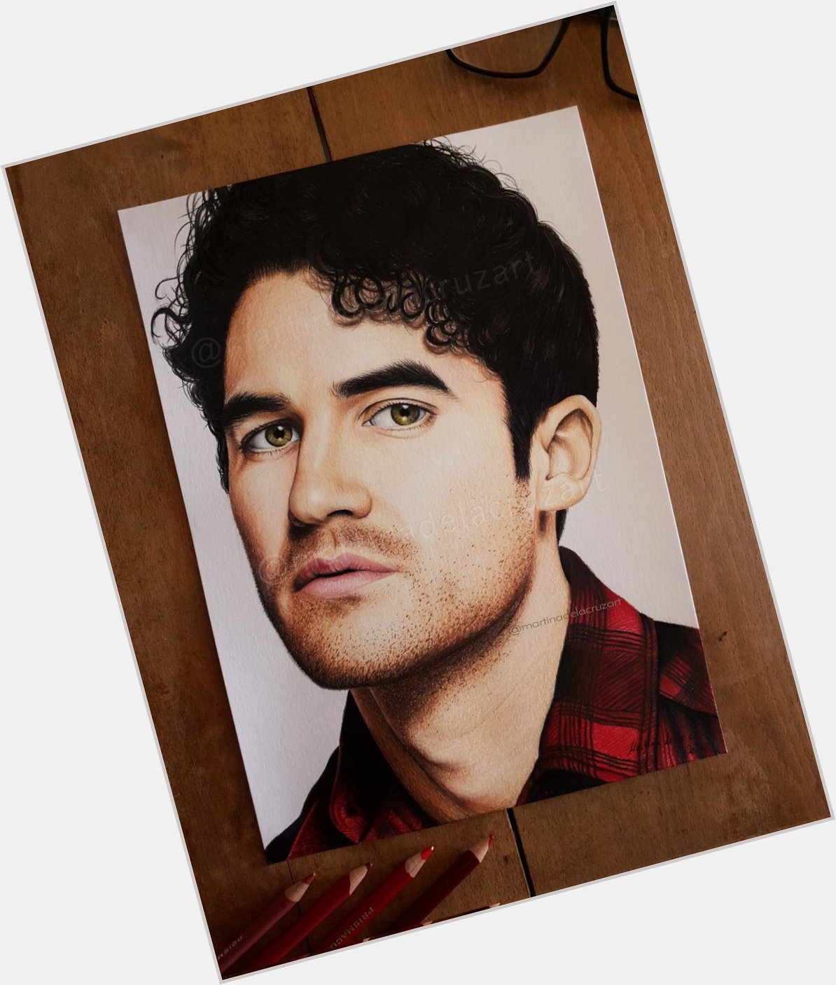 Happy birthday to Darren Criss!! I really loved drawing him!   