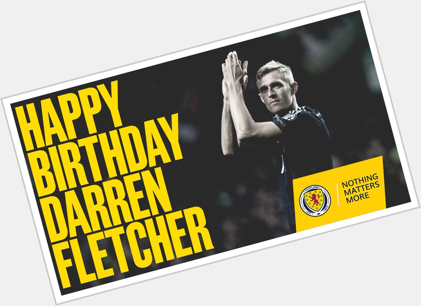  | Wishing a Happy Birthday to Darren Fletcher        