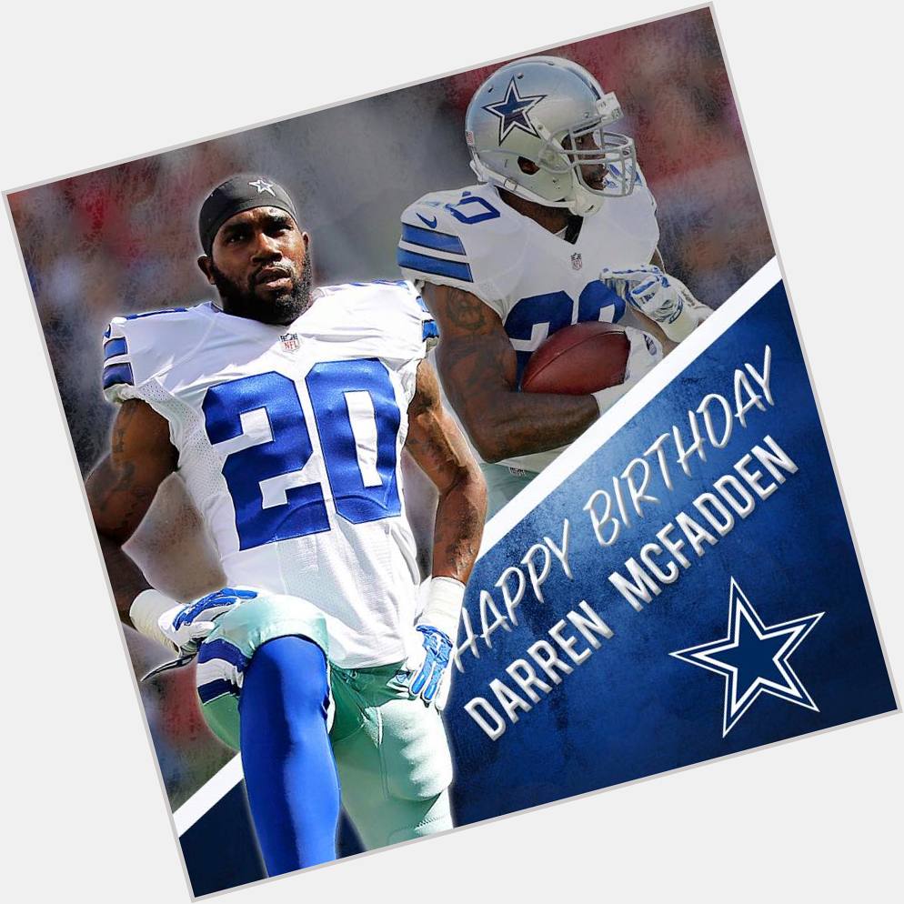   Happy Birthday Darren McFadden! 