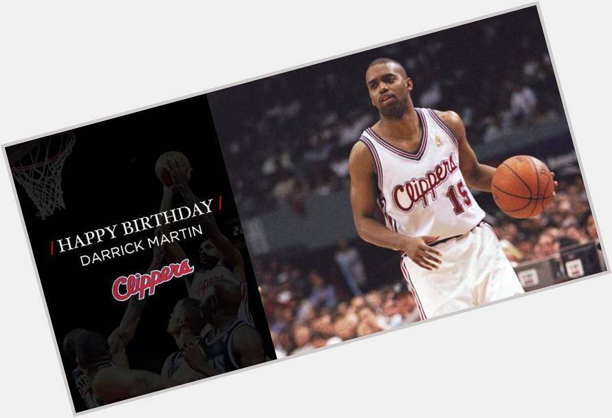 Happy Birthday to former Clippers, UCLA, & St. Anthony HS (Long Beach) point guard Darrick Martin. 