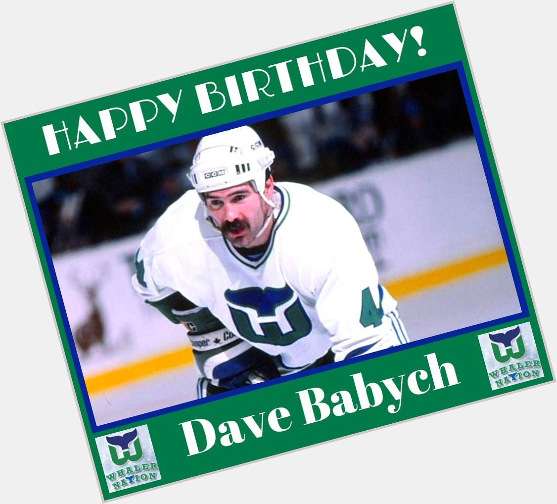 Happy Birthday D Dave Babych! 