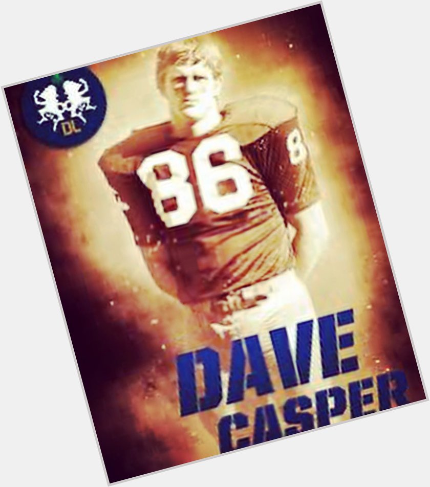 Happy Birthday to a spooky tight end! Dave Casper, \"The Friendly Ghost\"!   