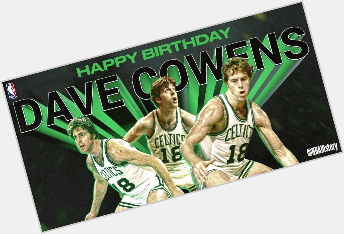 Happy 70th Birthday to 7x 2x champion, 1972-73 NBA MVP & inductee, Dave Cowens! 