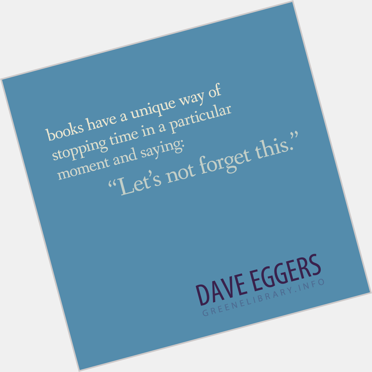 Happy birthday to author Dave Eggers. 