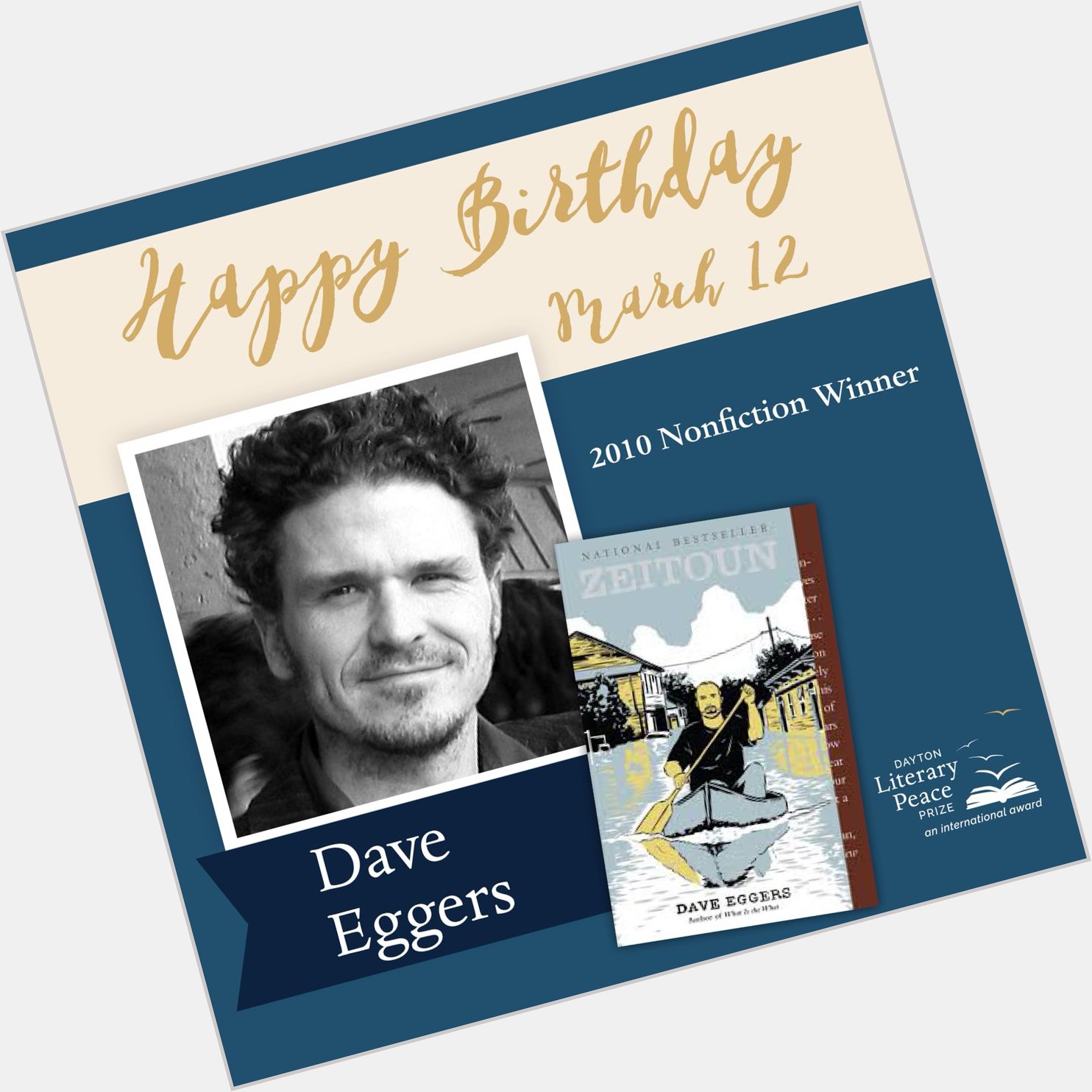 Happy birthday to 2010 Nonfiction Winner Dave Eggers!  
