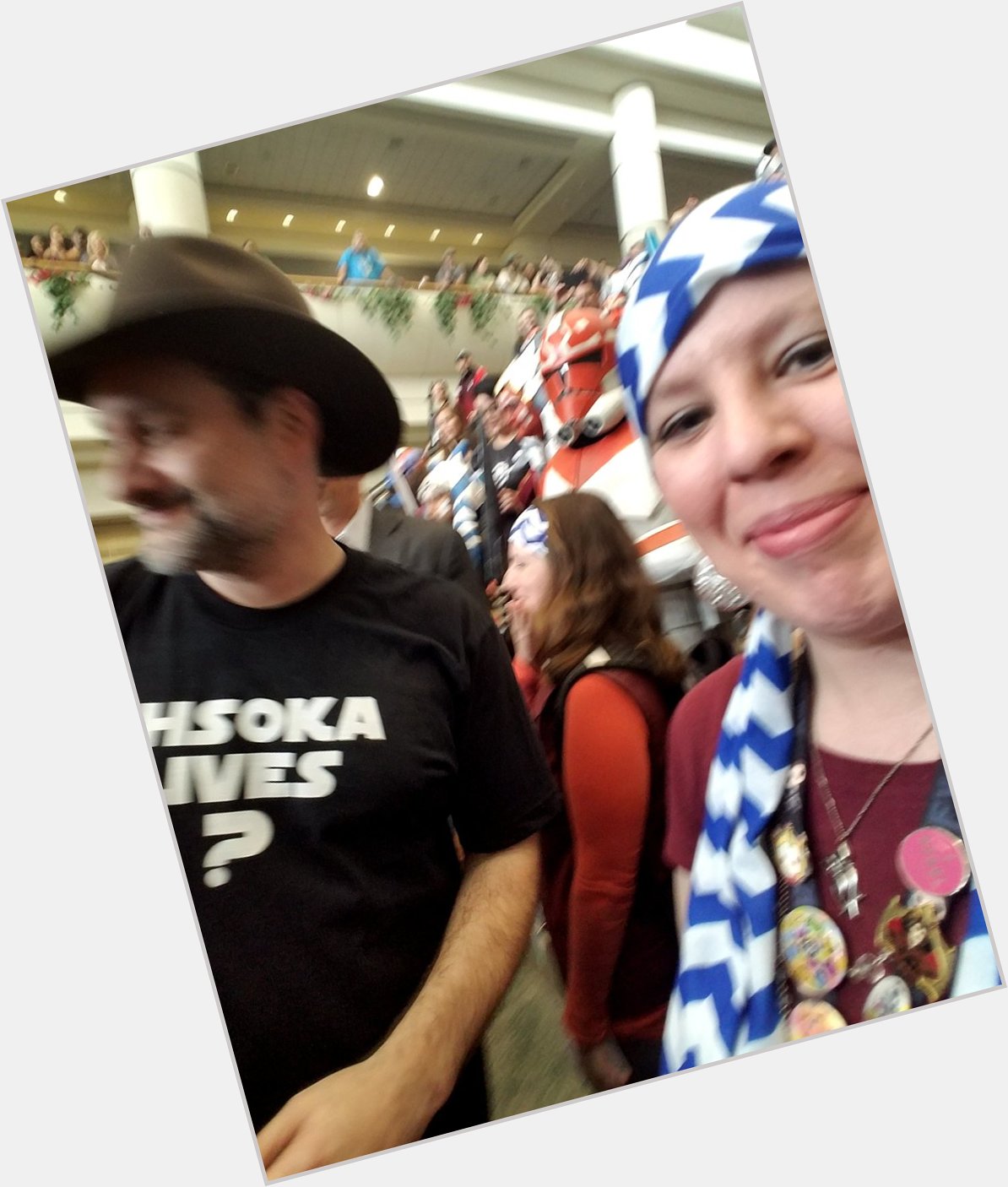 The time photo bombed my selfie at day at Happy birthday! (Again) 