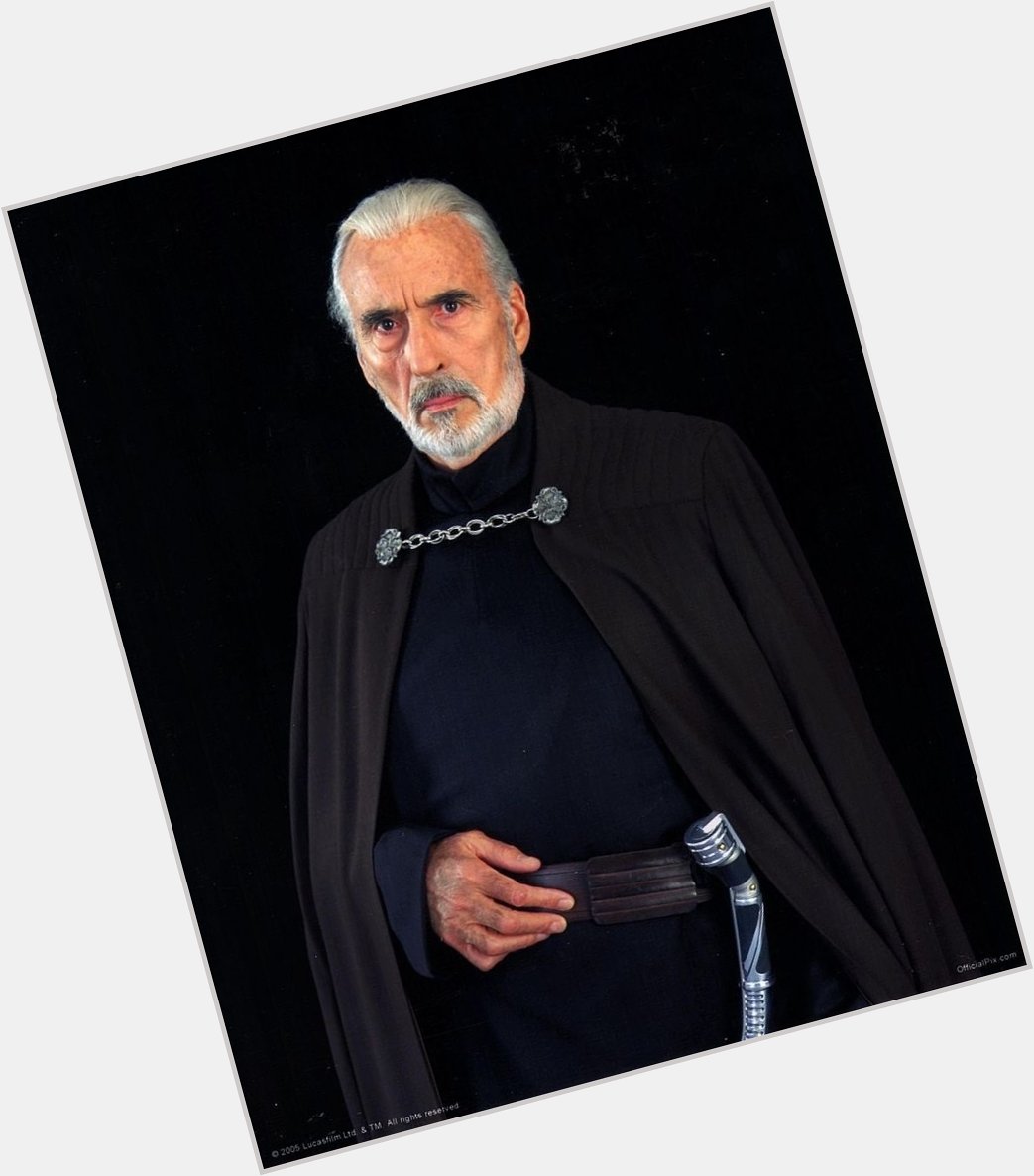 Happy bday to Dave filoni, but RIP to Christopher Lee 