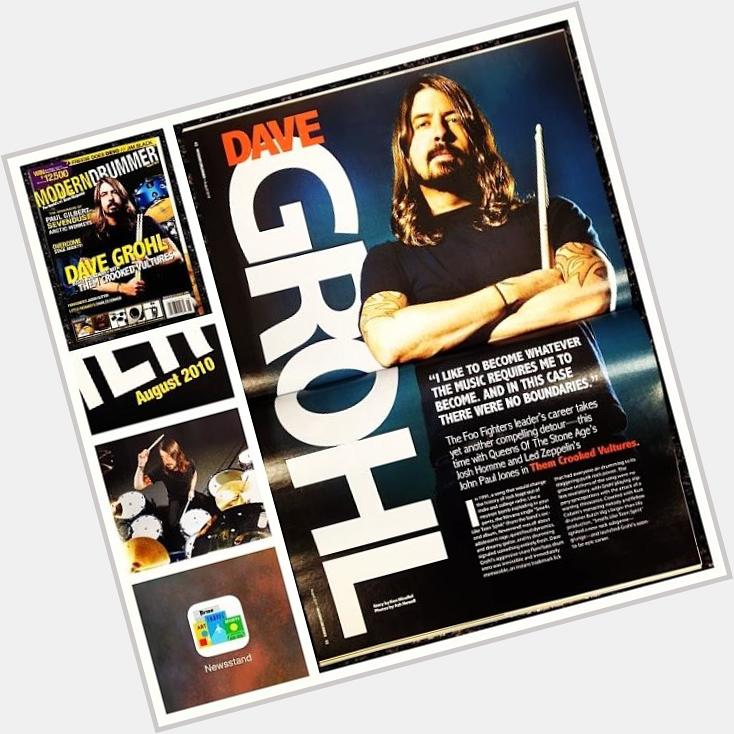 Happy Birthday to Dave Grohl, seen here on the August 2010 cover of magazine!  