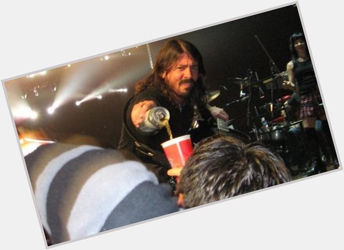 Happy 46th Birthday to Dave Grohl! Have a drink in his honor to celebrate - he\ll even pour it for you. 