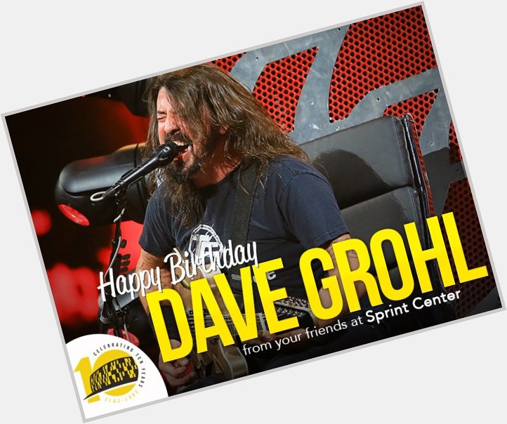 Happy Rocking Birthday to frontman Dave Grohl. Here his is at back in 2015. 