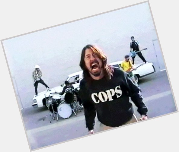 There goes my hero... Happy birthday to Dave Grohl!  