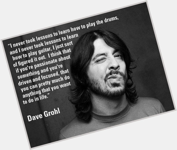 Happy Birthday to Dave Grohl, who gets it right. Again. 