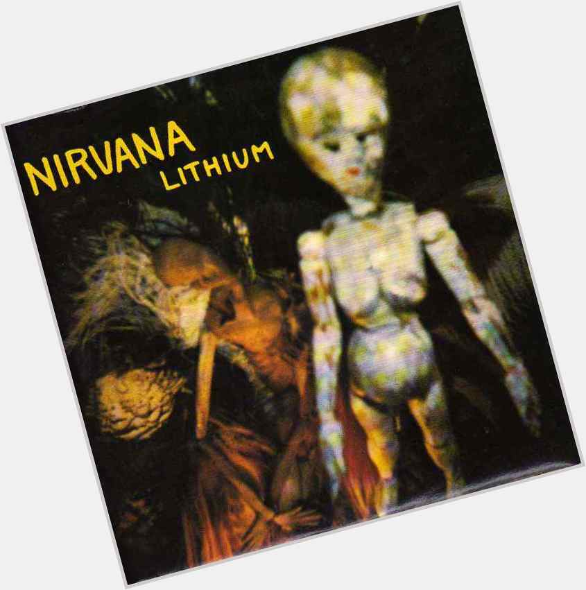 Happy 52nd birthday to Nirvana drummer Dave Grohl.

This is \Lithium\ by Nirvana, released in the UK by DGC in 1992. 