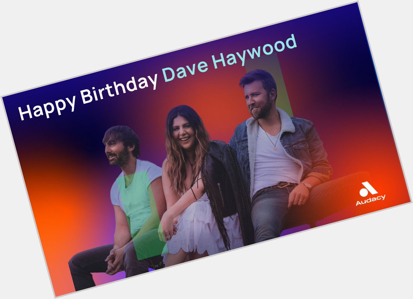  Happy Birthday Dave Haywood of What is your FAV tune of all-time?!   