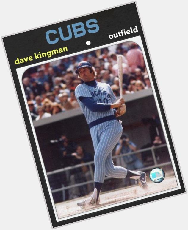 Happy 66th birthday to slugger Dave Kingman. 