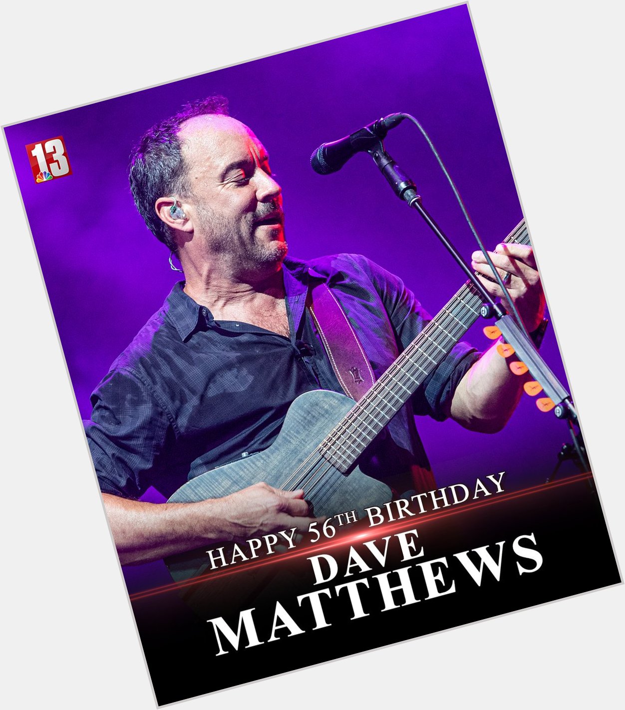    HAPPY BIRTHDAY! Dave Matthews is 56 today! What\s your favorite song? 