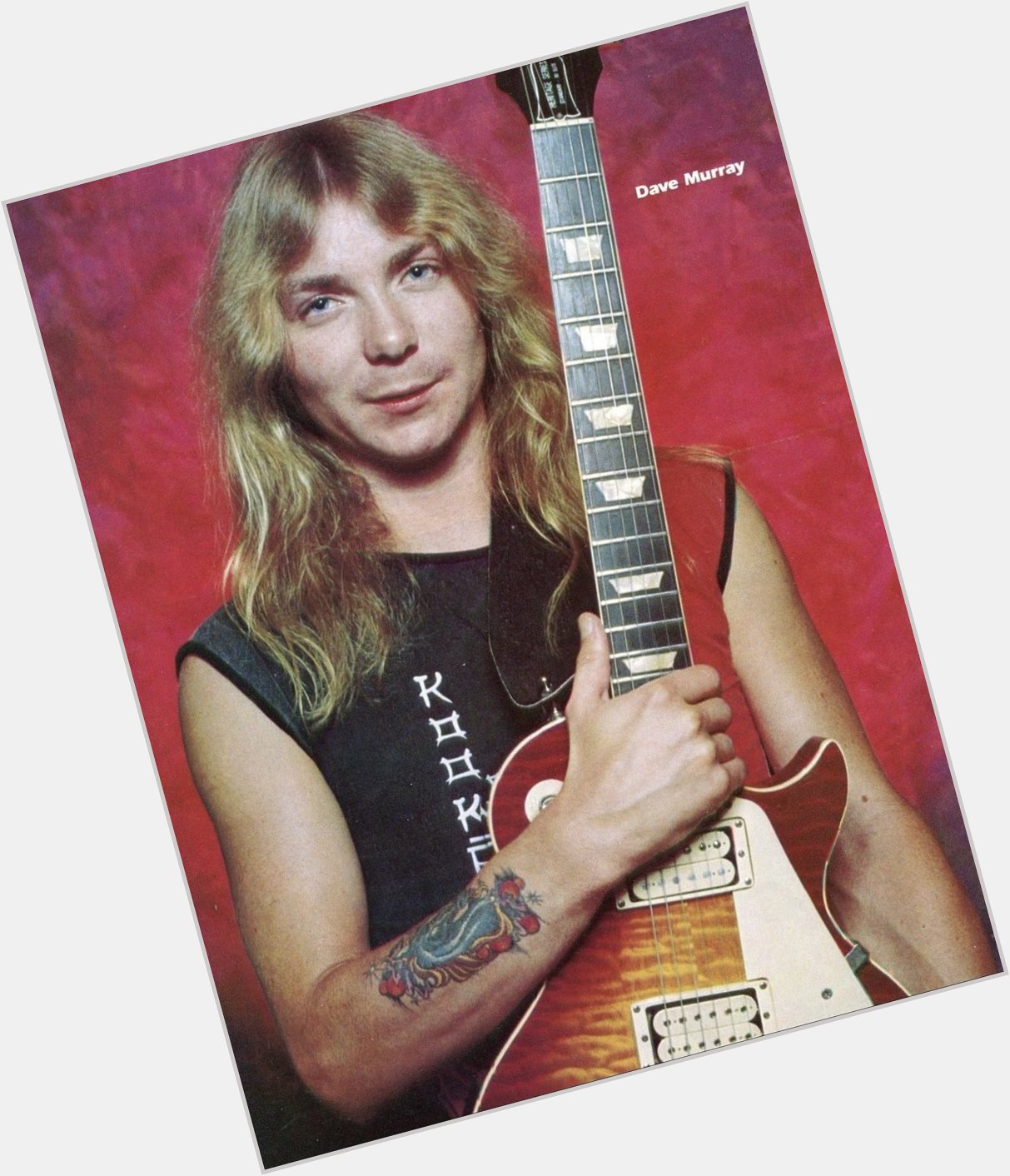 Happy 66th Birthday to the happiest guy in rock!! Dave Murray!! 