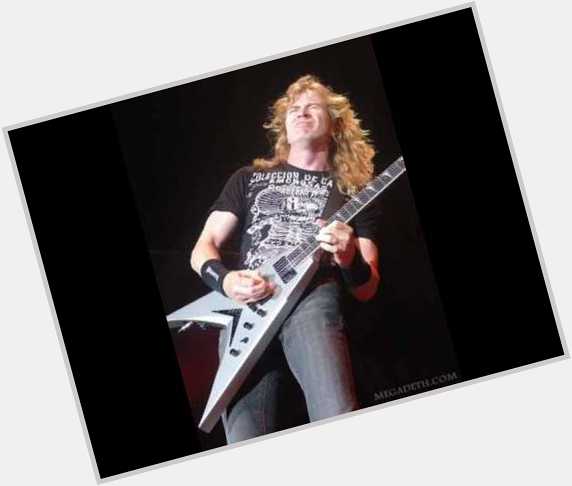 Happy Birthday to Dave Mustaine, amazing lead guitarist of heavy metal band, Megadeth, 54 today (13th September). 