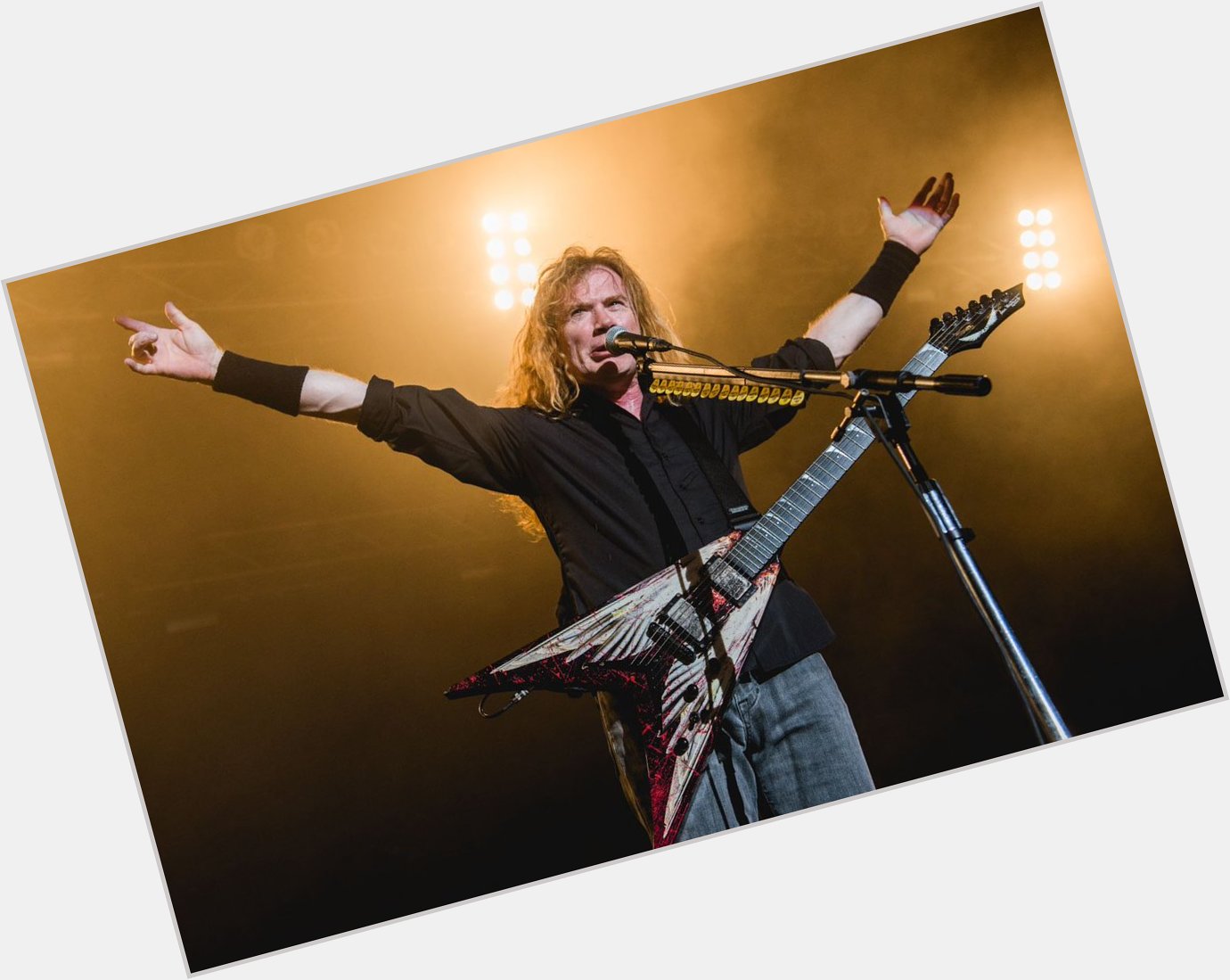 Happy Birthday To The King Of Thrash Metal .. Dave Mustaine \\m/ Megadeth . Long Live.   