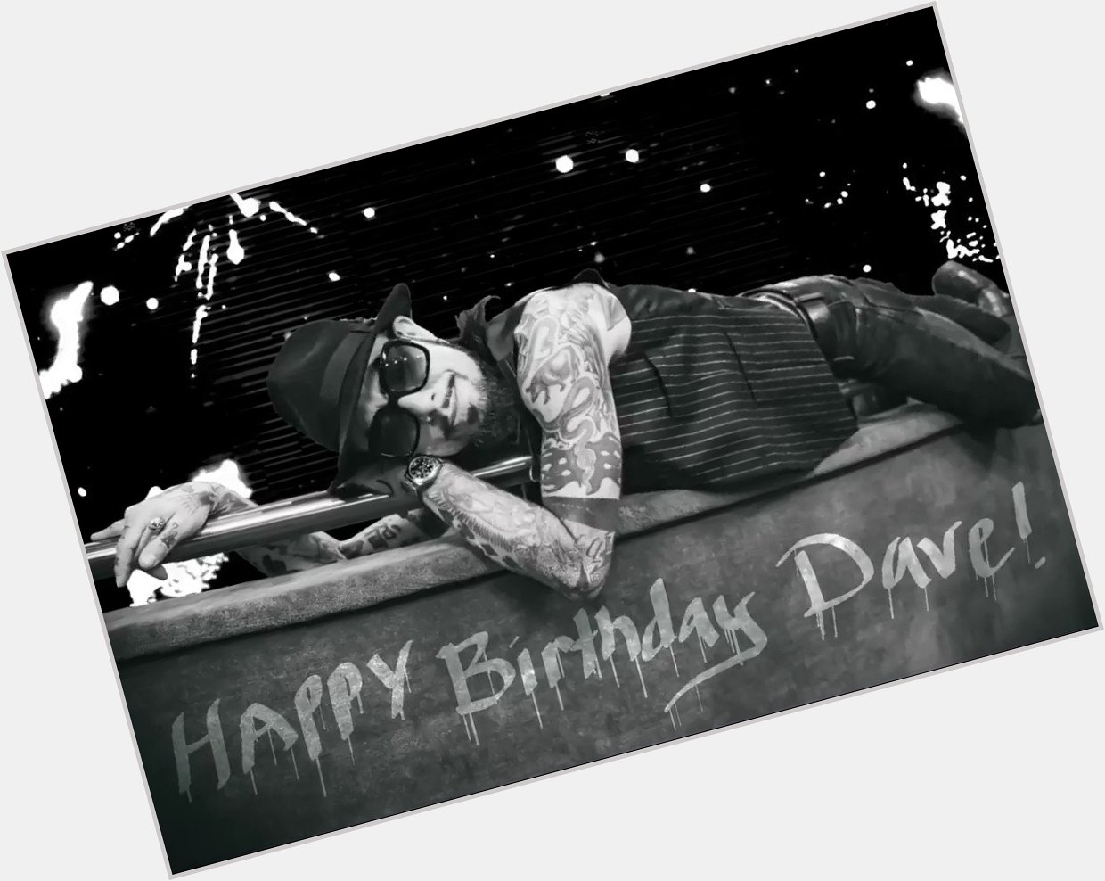 Happy Bday to one of my favorite humans.  Mr. Dave Navarro! 