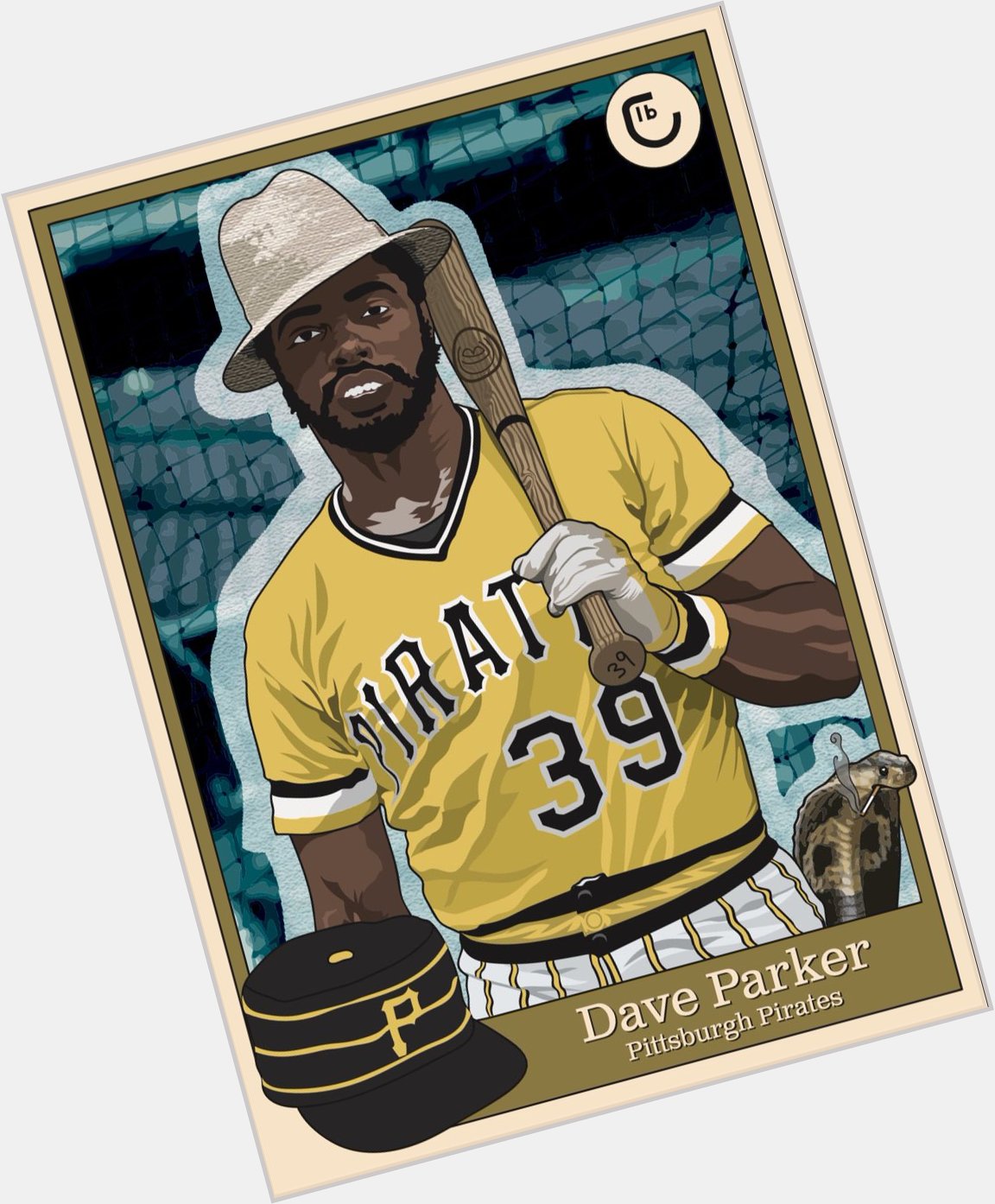 Another design I ve had in my arsenal, happy birthday Dave Parker! 