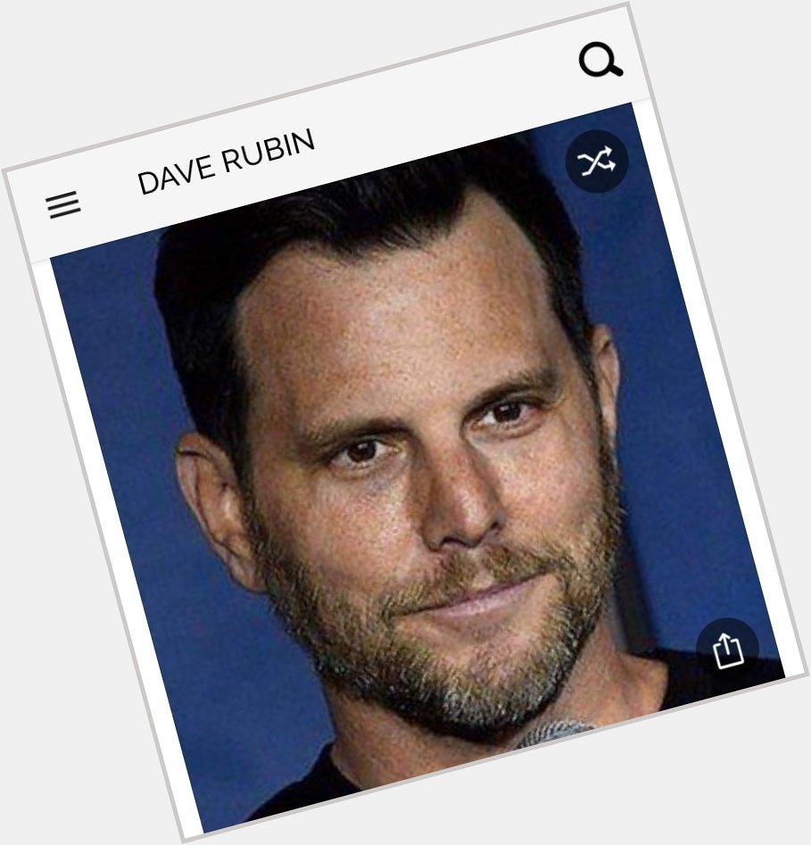 Happy birthday to this great comedian.  Happy birthday to Dave Rubin 