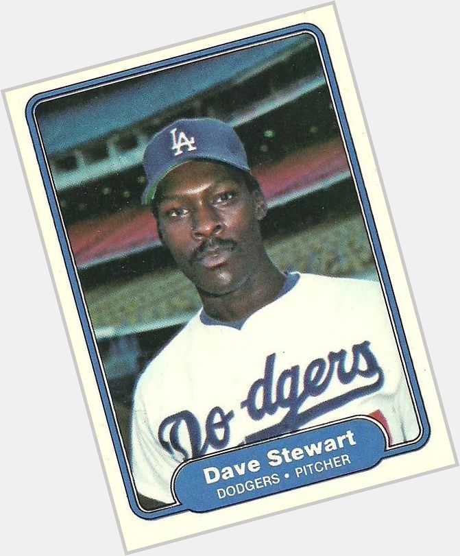 Dave Stewart will look into your soul until you wish him Happy Birthday!

Give us a late bloomer athlete! 