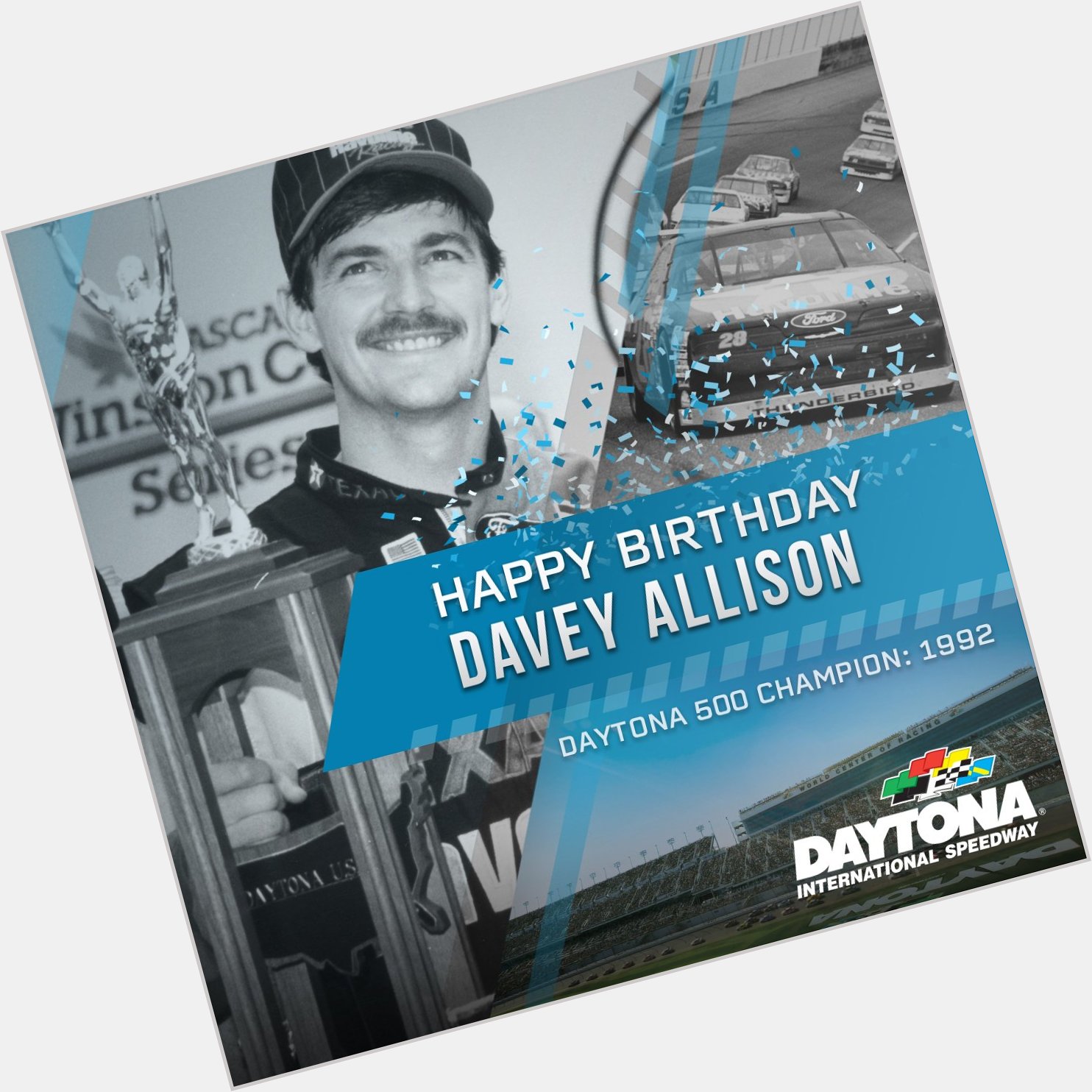 Happy Birthday to 1992 Champion, the late Davey Allison. 