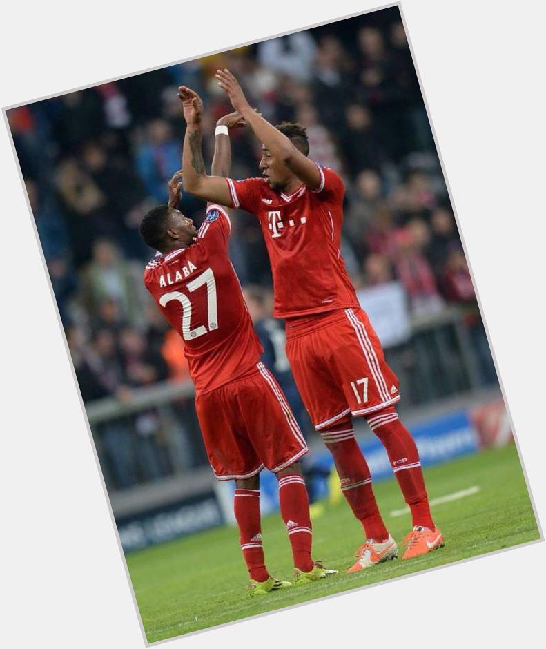   Happy Birthday    Next to each other or is Alaba behind?  