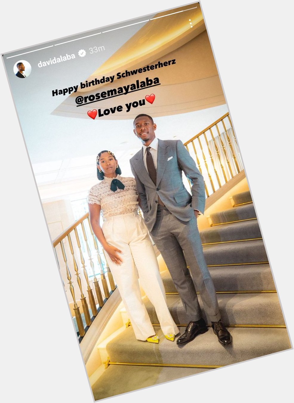   on IG wishing her sister a happy birthday.

Love you much 
