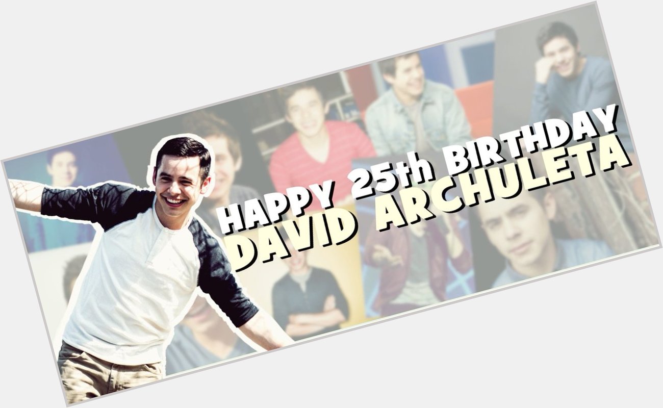 Today 29th December in indonesia but not too late:v Happy 25th Birthday David Archuleta! Gbu~
