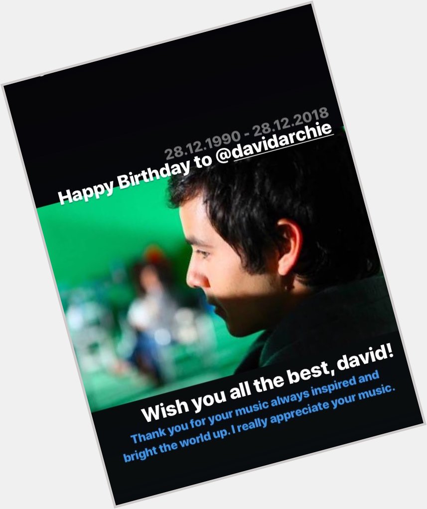 Happy birthday, my inspiration!!!! 
I love you so much, David Archuleta! 