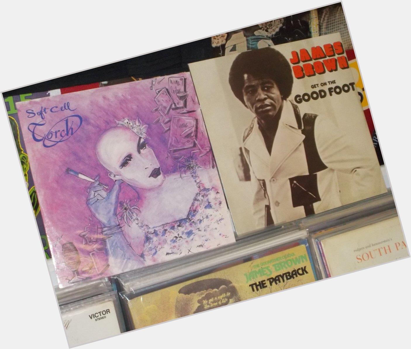 Happy Birthday to David Ball of Soft Cell & the late James Brown 