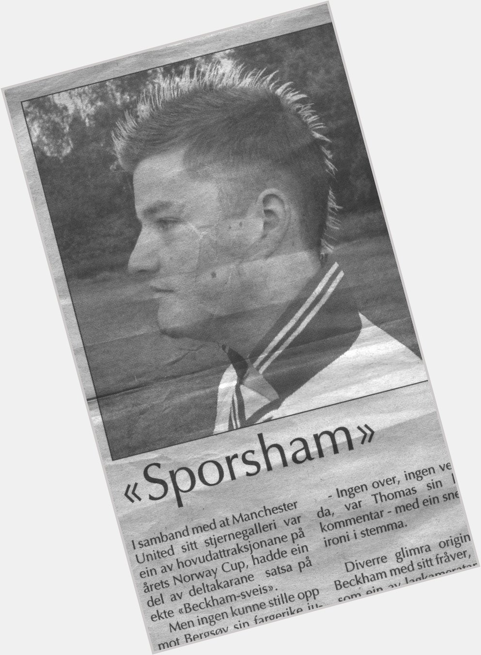 Happy Birthday to the legend and genius player David Beckham. This was my tribute in 2002!       