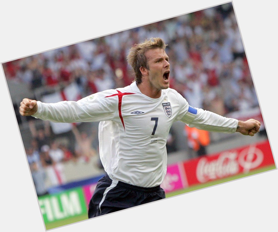 Happy birthday to the England & Manchester United football legend, David Beckham    