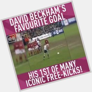 Happy birthday, David Beckham  Who remembers this strike for   