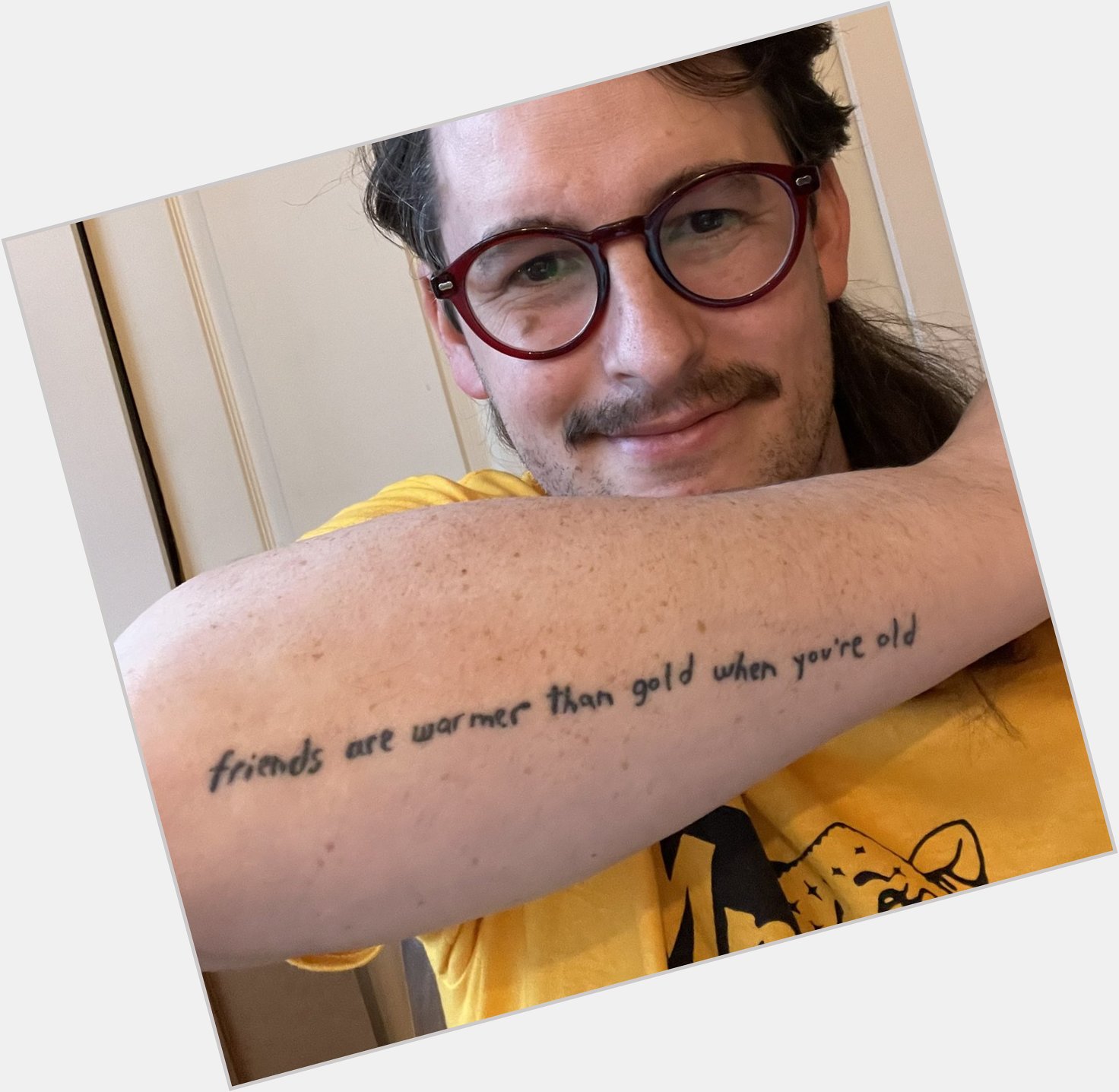 Happy birthday to David Berman! I got these lyrics tattooed on my arm so I never forget them 