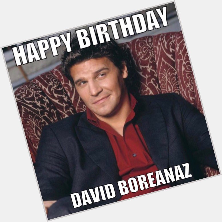 Wishing David Boreanaz a very happy birthday! 