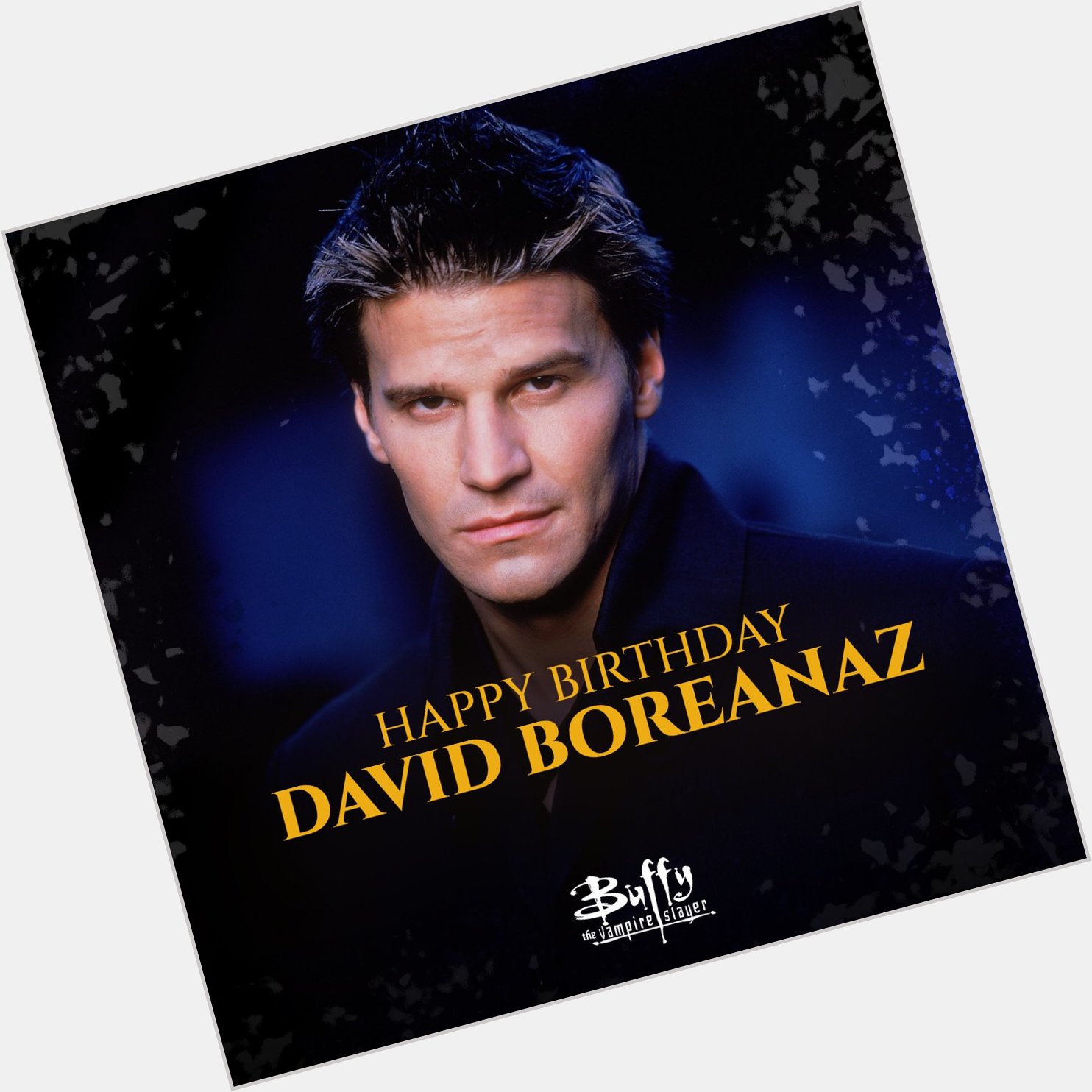 Wishing David Boreanaz a very Happy Birthday! 